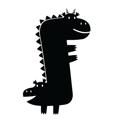 Drage logo - Kulturskolens maskot