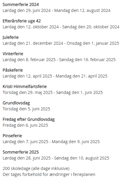 FERIEKALENDER 20-25